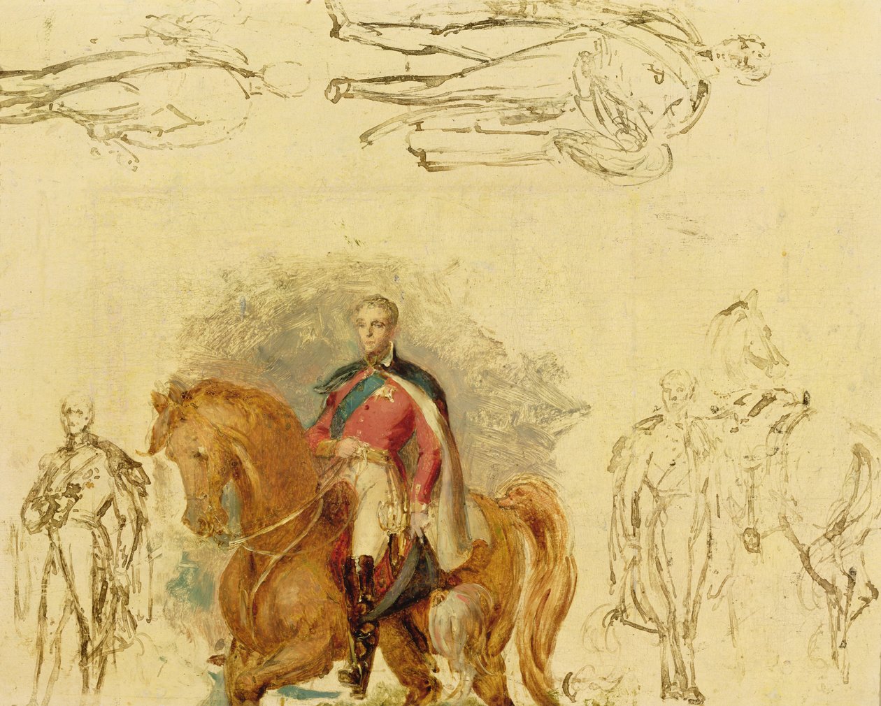 Studien für den Herzog von Wellington (1769-1852) von George Hayter