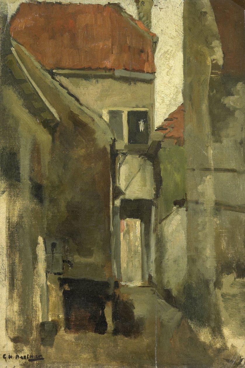 Nachbarschaftsstraße in Rijswijk bei Den Haag von George Hendrik Breitner