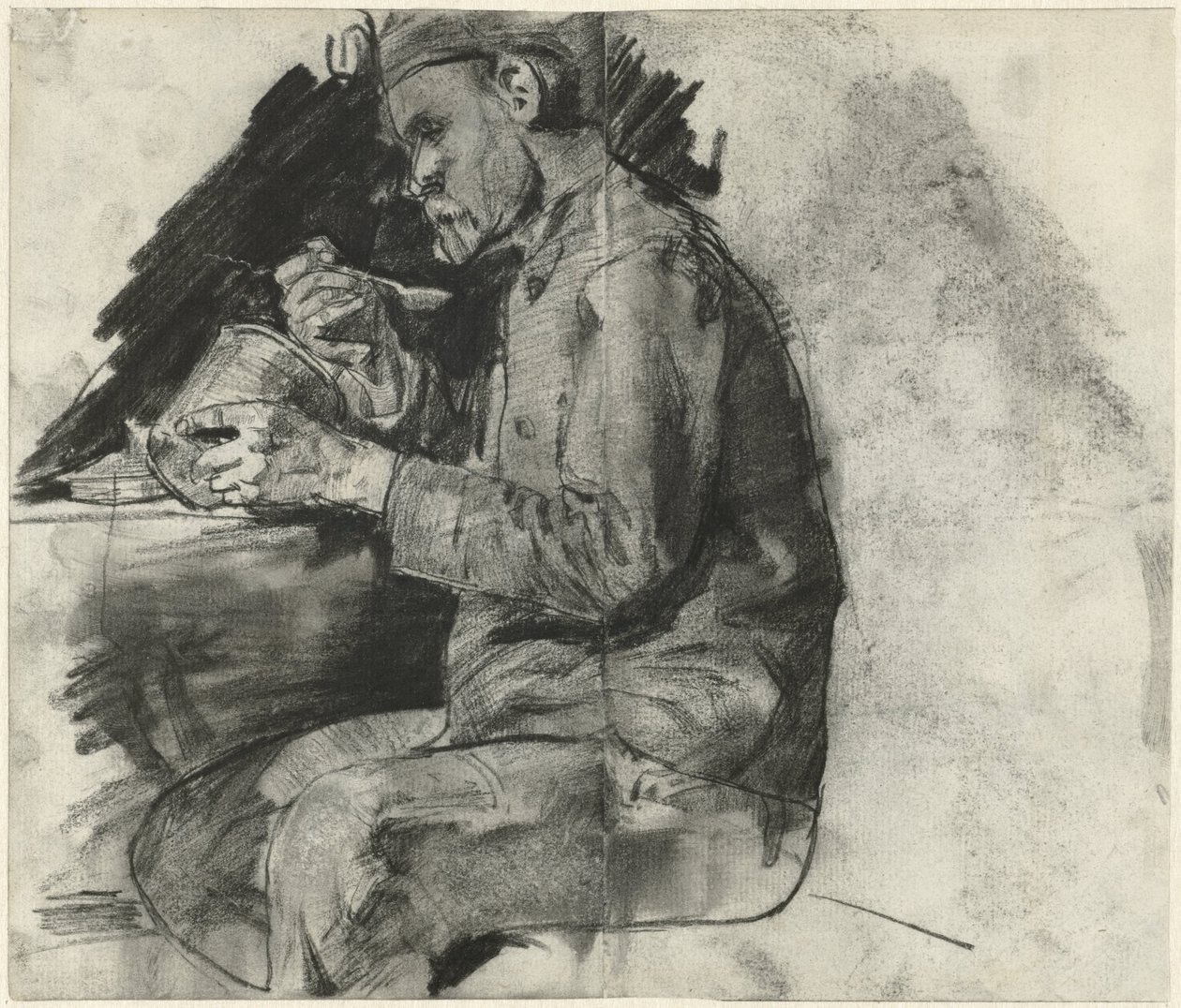Soldat beim Essen von George Hendrik Breitner