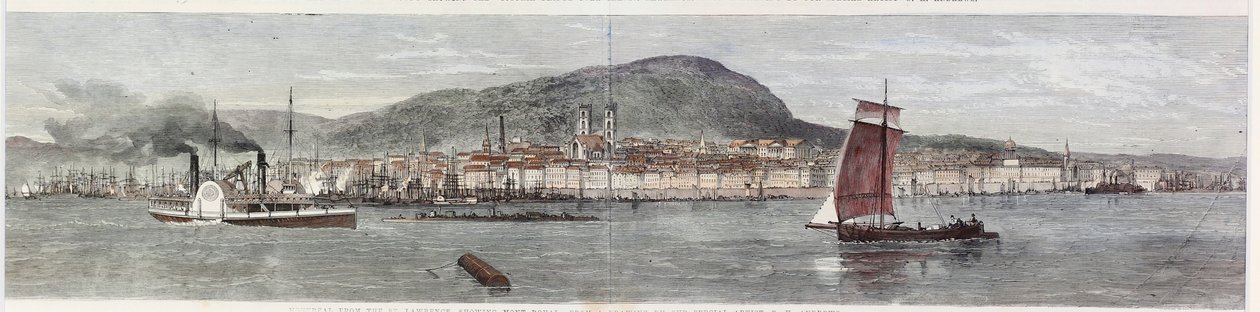Ansichten der Stadt Montreal, Kanada Ost von George Henry Andrews