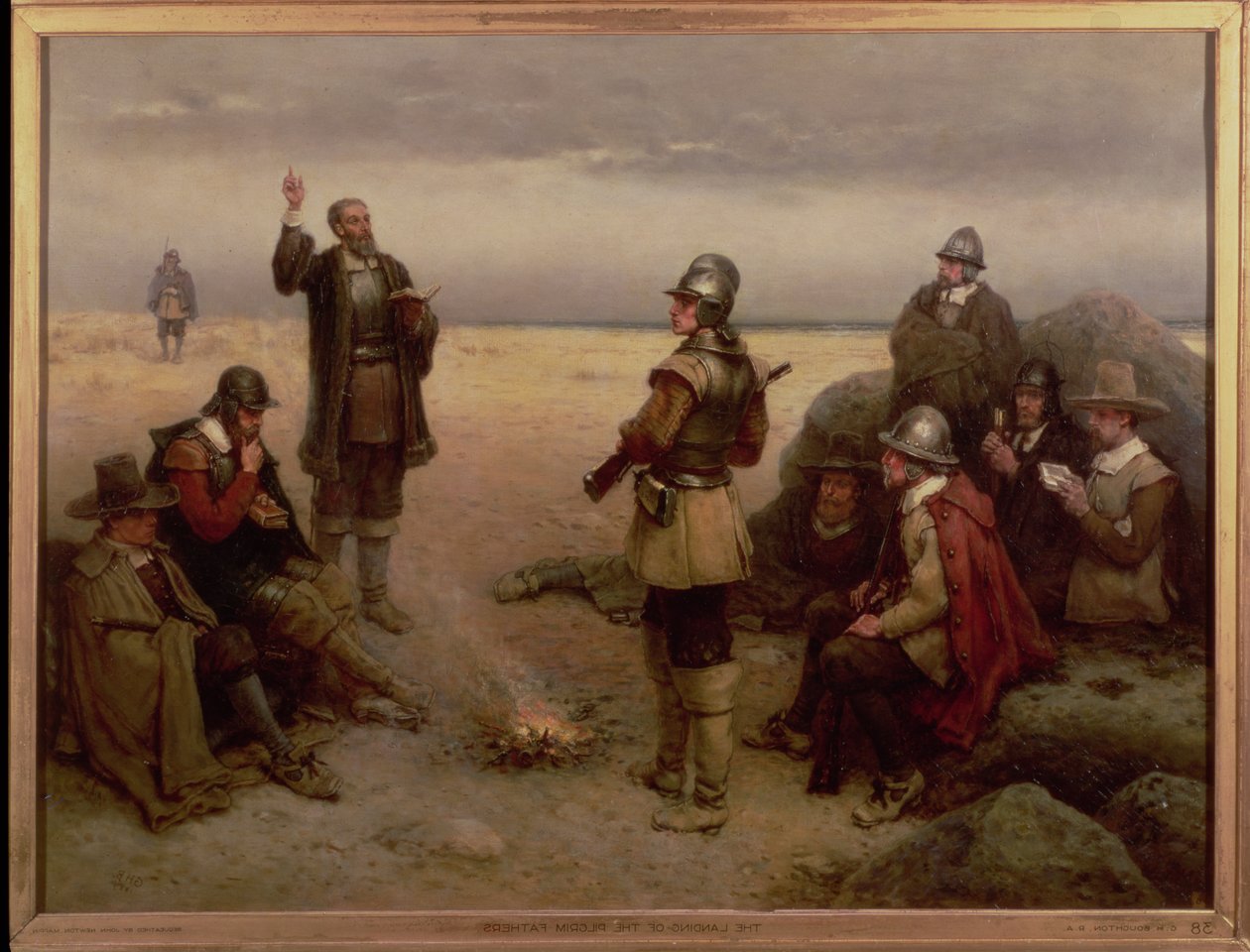 Die Landung der Pilgerväter, 1620 von George Henry Boughton
