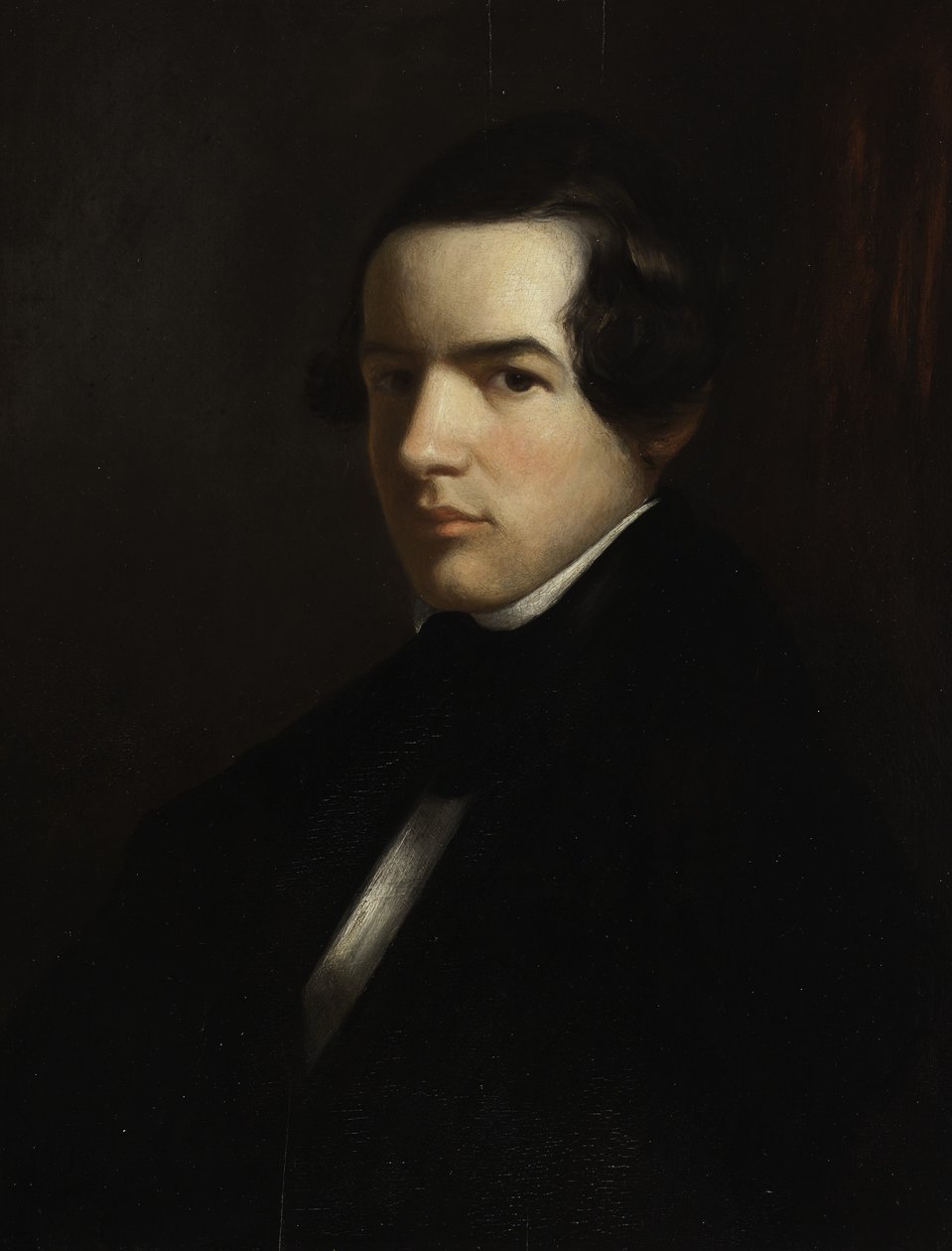 Selbstporträt als junger Mann, 1830-39 von George Henry Durrie