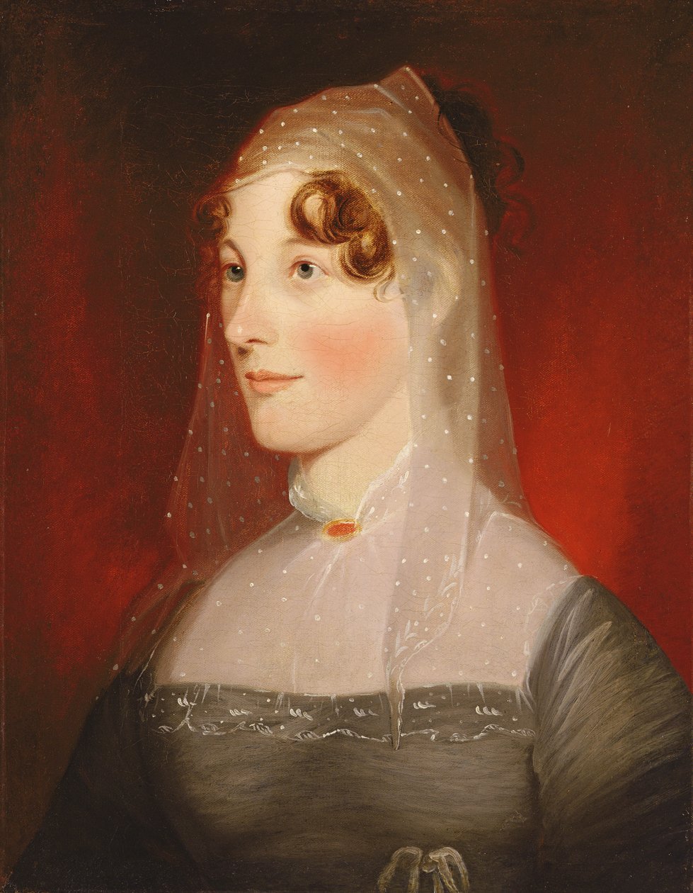 Porträt von Rebecca Feltham, 1811 von George Henry Harlow