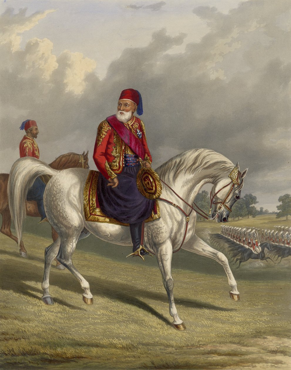 Ibrahim Pascha von Ägypten 1789-1848, 1846 von George Henry Laporte