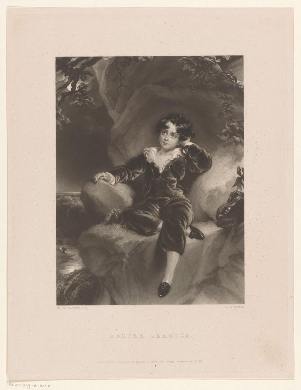 Porträt von Charles William Lambton von George Henry Phillips