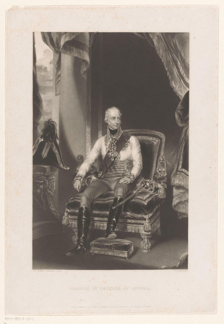 Porträt von Franz II. Josef Karl, Römisch-Deutscher Kaiser von George Henry Phillips