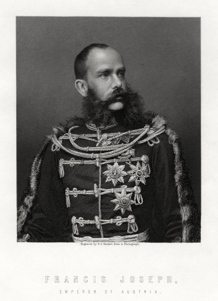 Franz Joseph, Kaiser von Österreich, 19. Jahrhundert von George J. Stodart