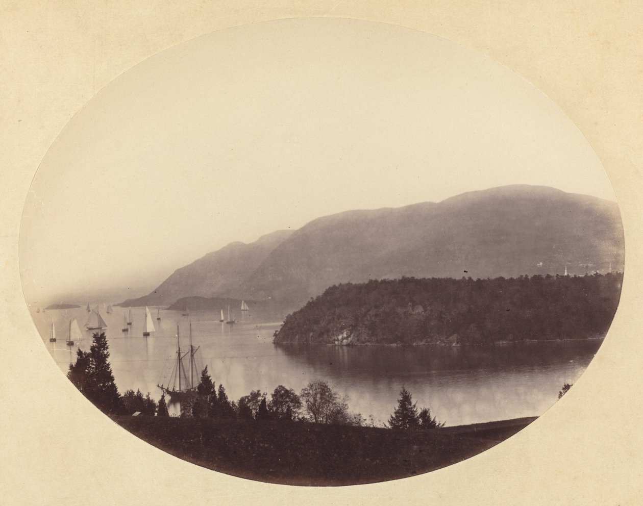 Von Trophy Point, West Point, Hudson River von George Kendall Warren