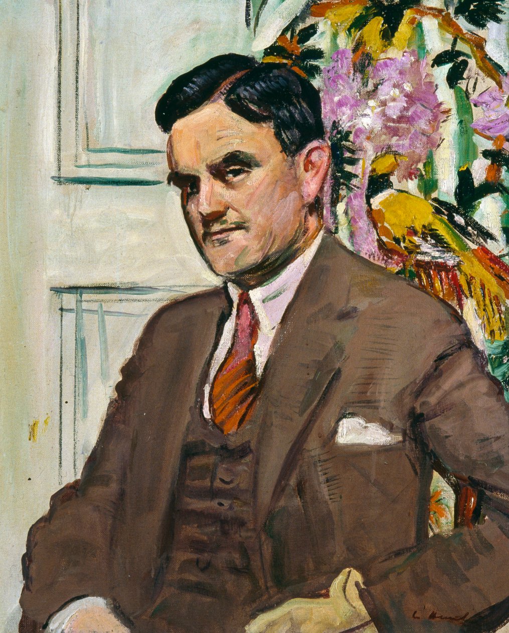Dr. Tom J. Honeyman, Direktor der Glasgow Art Galleries 1939-54, ca. 1930 von George Leslie Hunter