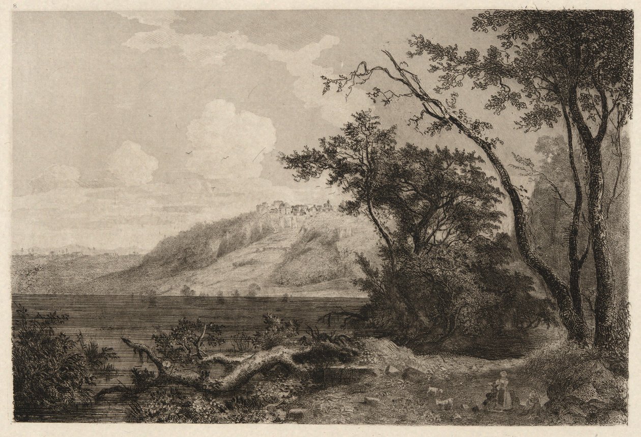 Blick auf den Nemisee von George Loring Brown