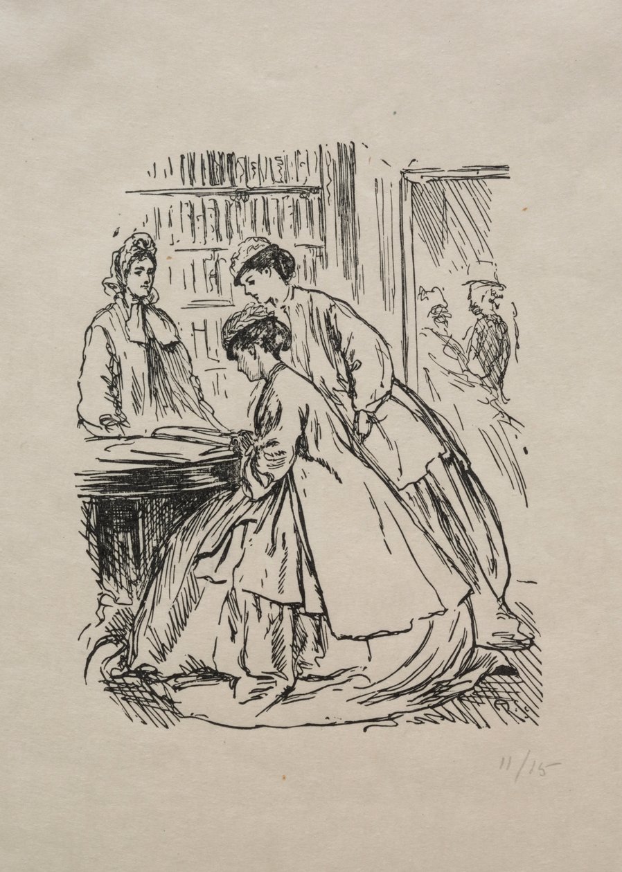 Viel Lärm um nichts, 1866 von George Louis Palmella Busson Du Maurier