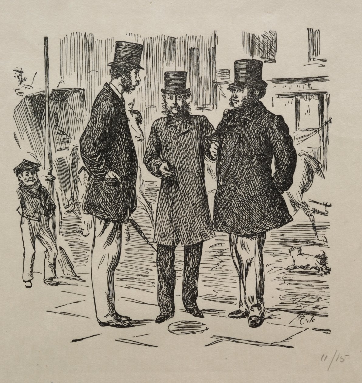 Der kleine Moment vor der Vorstellung von George Louis Palmella Busson Du Maurier