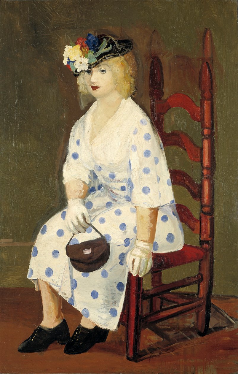 Das gepunktete Kleid von George Luks