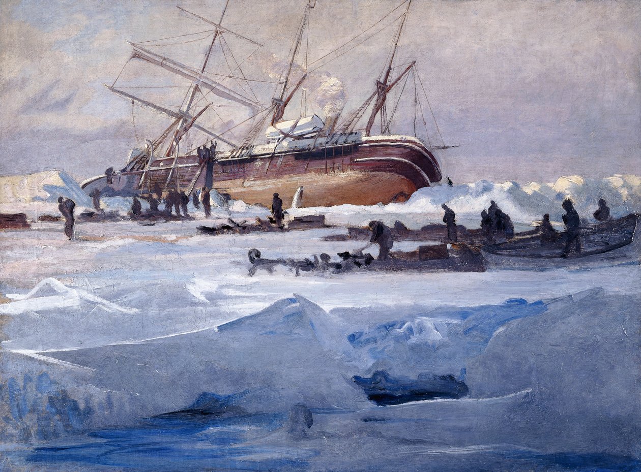 Die Endurance zerquetscht im Eis des Weddellmeers, Oktober 1915 von George Marston