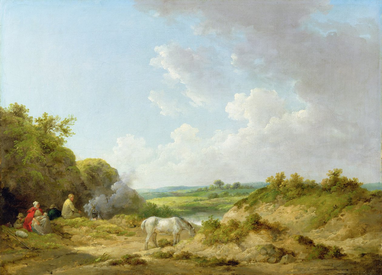 Ein Zigeunerlager von George Morland