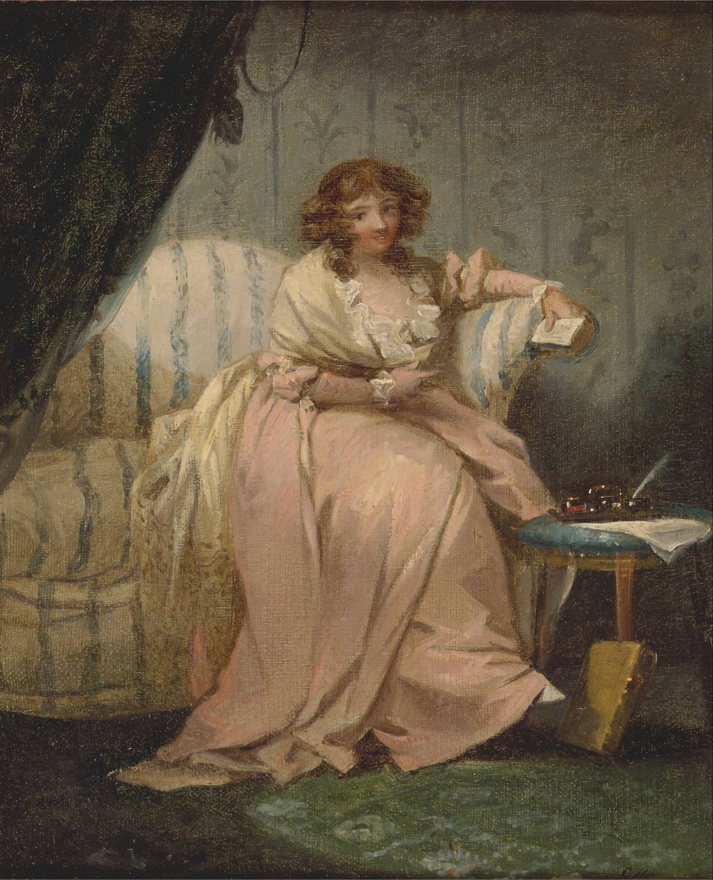 Eine Frau namens Anne, die Frau des Künstlers von George Morland
