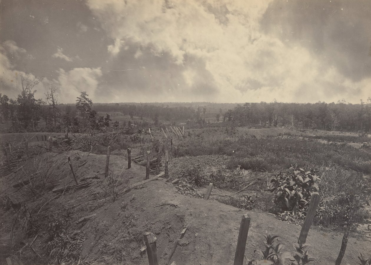 Schlachtfeld von Atlanta, Georgia, 22. Juli 1864 Nr. 2 von George N. Barnard