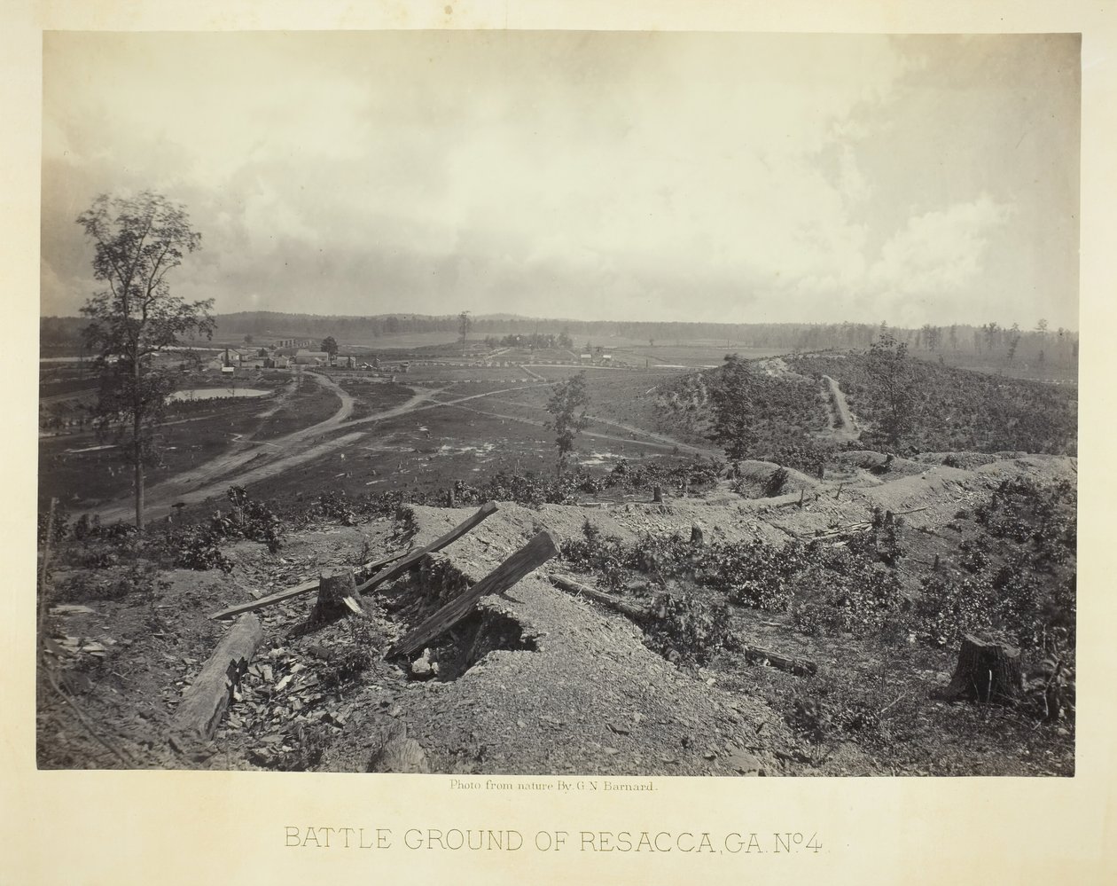 Schlachtfeld von Resacca, GA, Nr. 4 von George N. Barnard