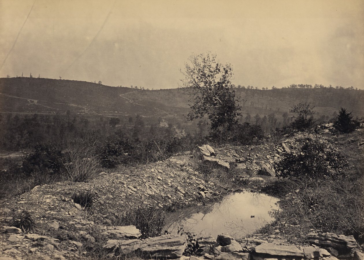 Mission Ridge von Orchard Knob von George N. Barnard