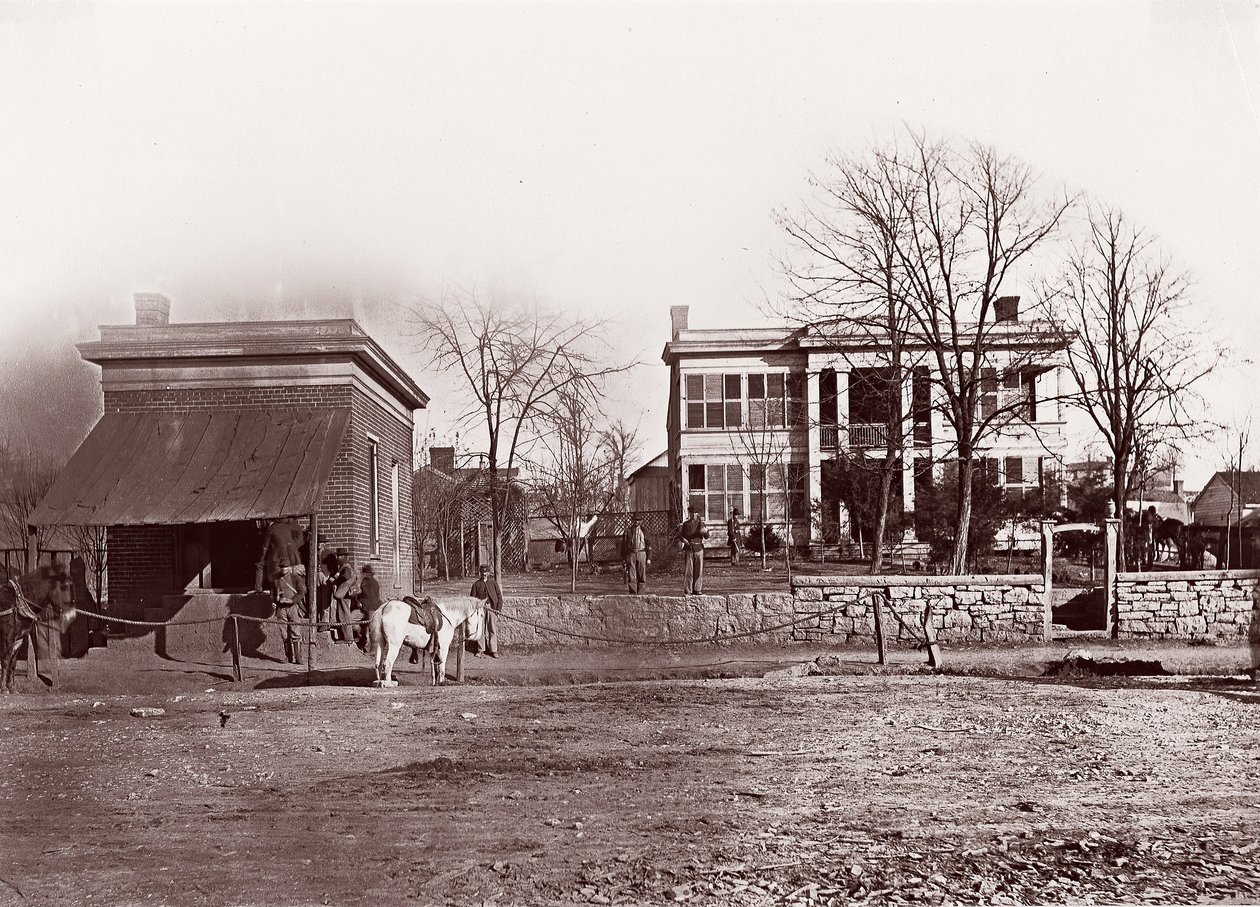 Provost Marshals Hauptquartier, Chattanooga von George N. Barnard