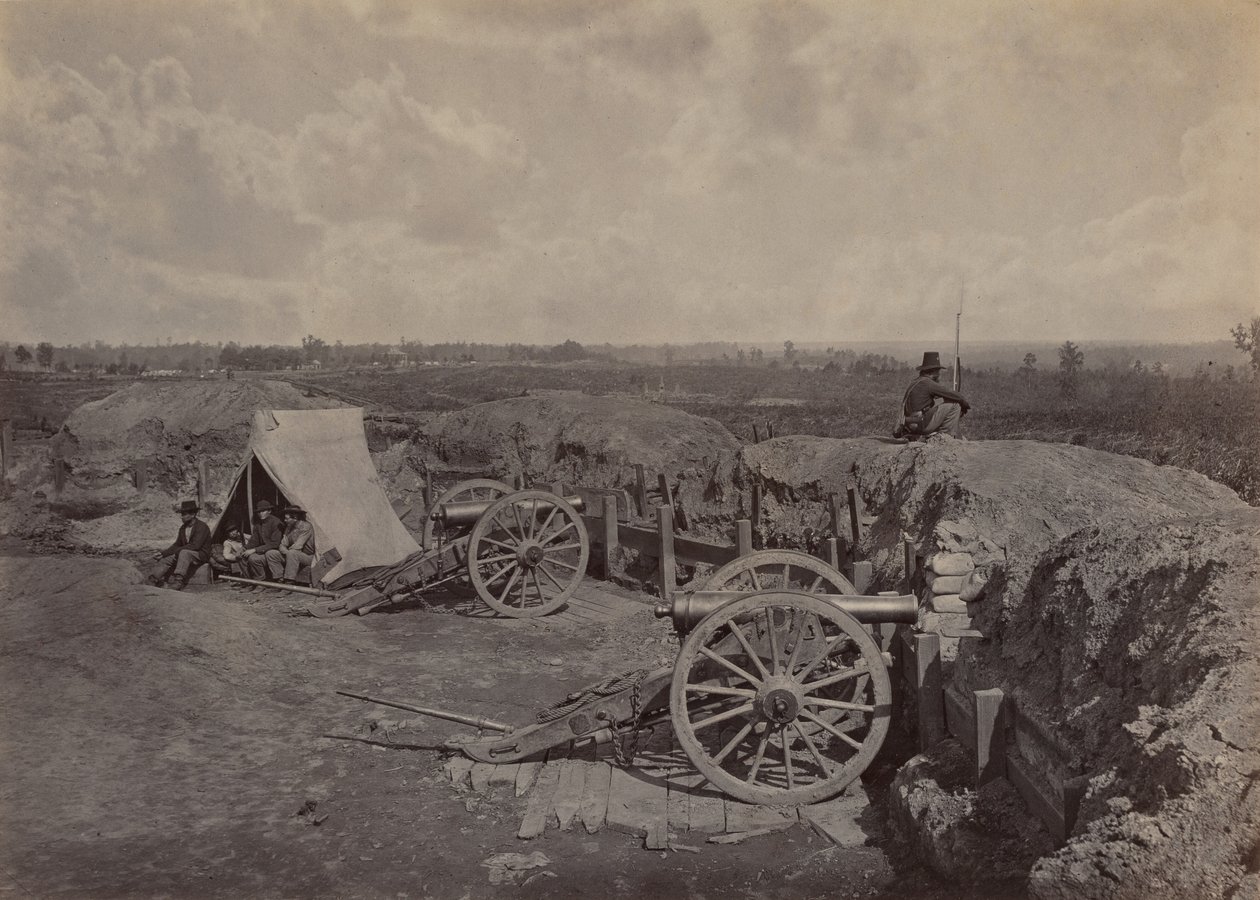 Rebellenwerke vor Atlanta, GA, Nr. 4, 1864 von George N. Barnard