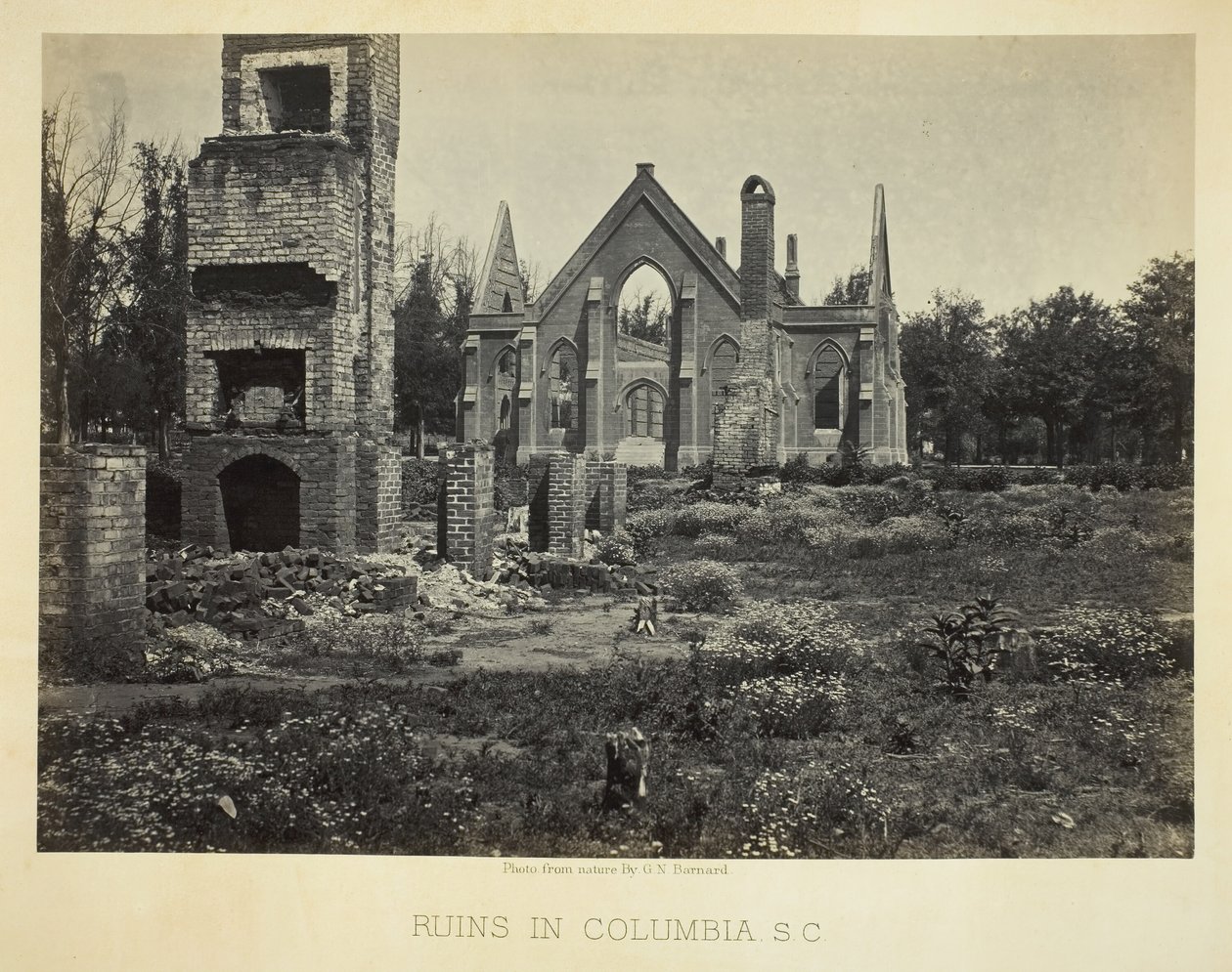 Ruinen in Columbia, S.C., 1865 von George N. Barnard