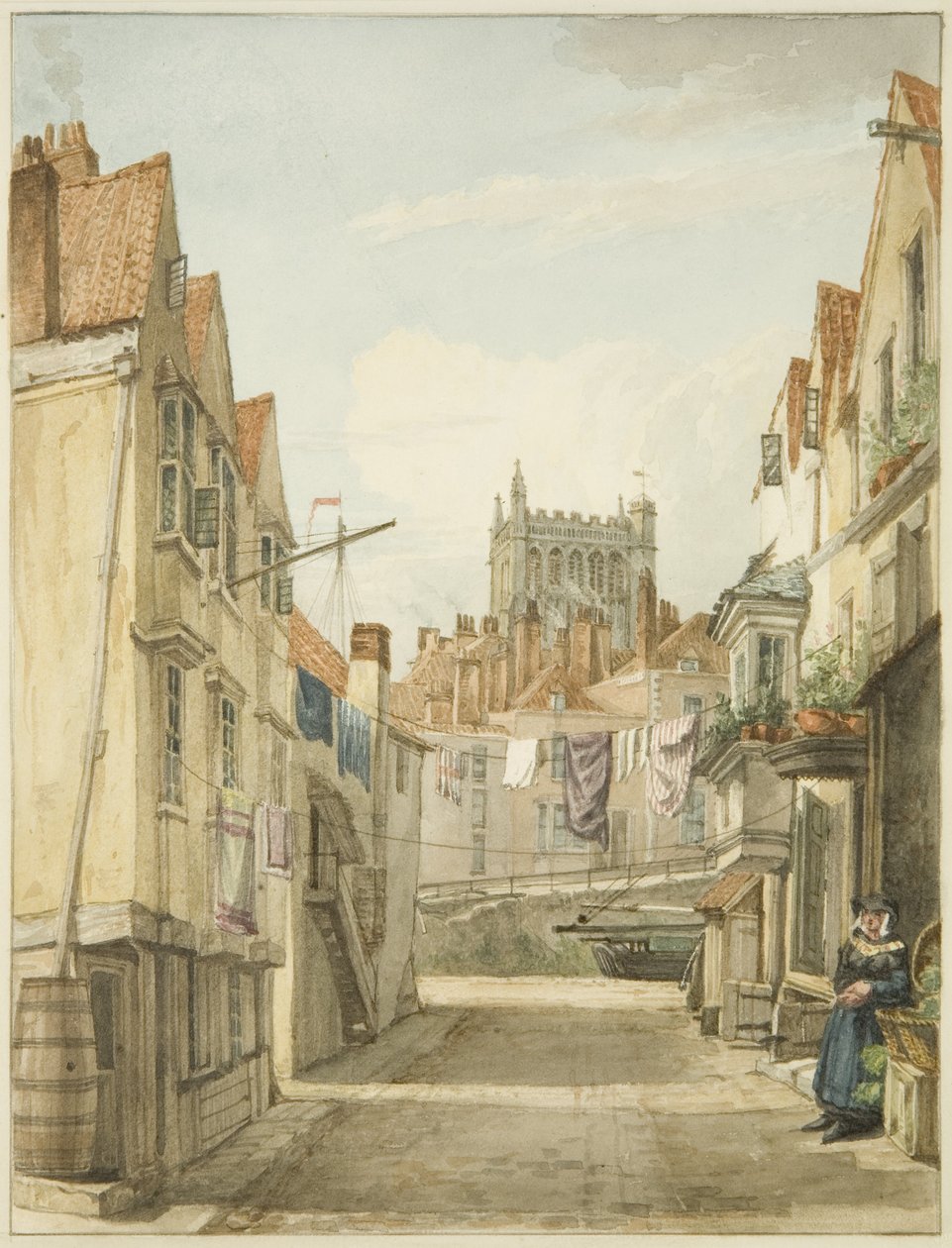 Alderskey Lane von George Orleans Delamotte