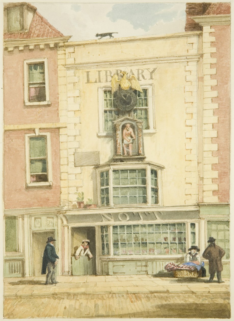 Haus am Südwestende der Old Market Street von George Orleans Delamotte
