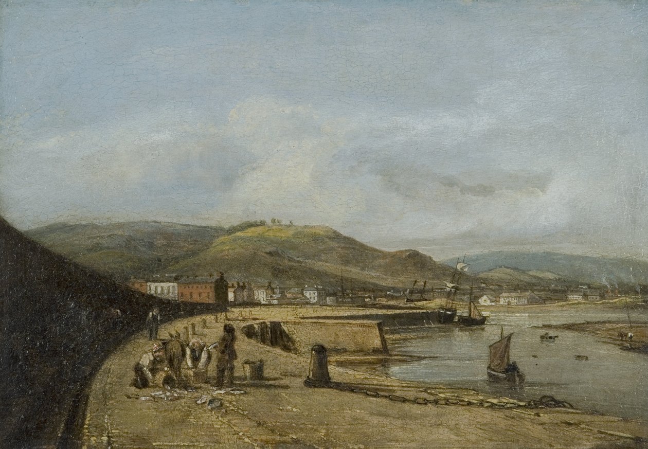 Swansea vom Westpier von George Orleans Delamotte