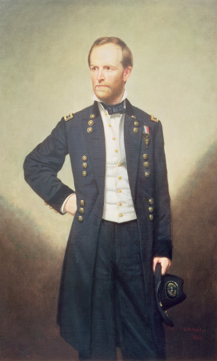 General William Sherman (1820-91), 1866 von George Peter Alexander Healy