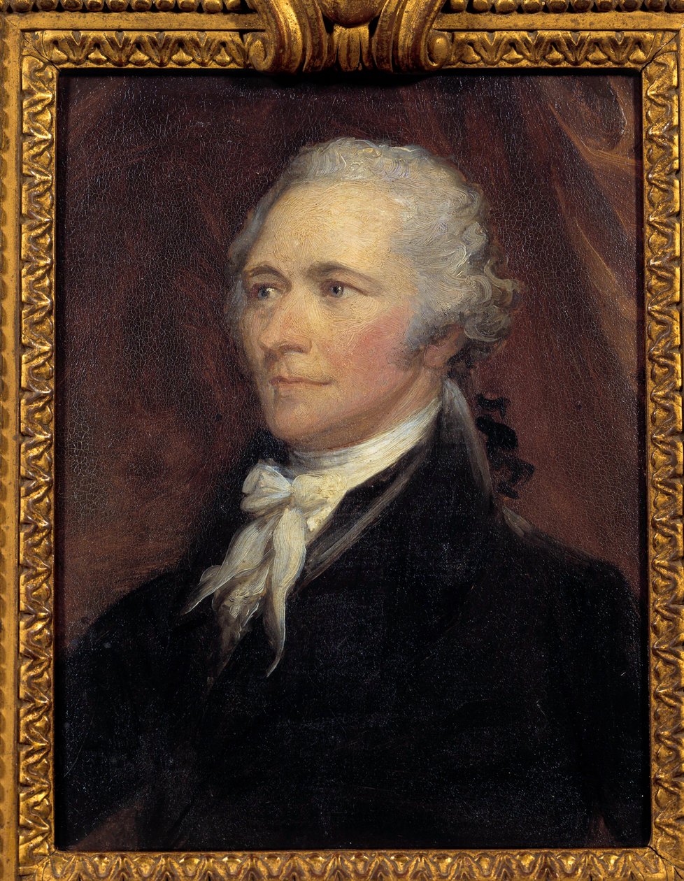 Porträt von Alexander Hamilton (1757-1804), Finanzminister der Vereinigten Staaten von George Peter Alexander Healy
