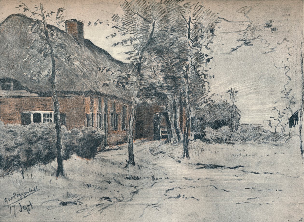 Ein holländischer Bauernhof von George Poggenbeek