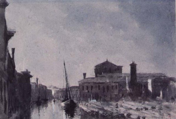 Die Sacca Della Misericordia, Venedig von George Price Boyce