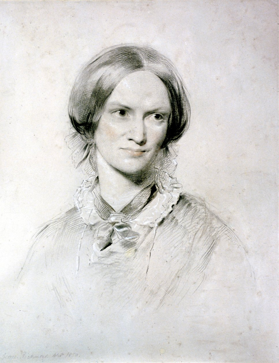Charlotte Bronte, englische Schriftstellerin, 1850 von George Richmond