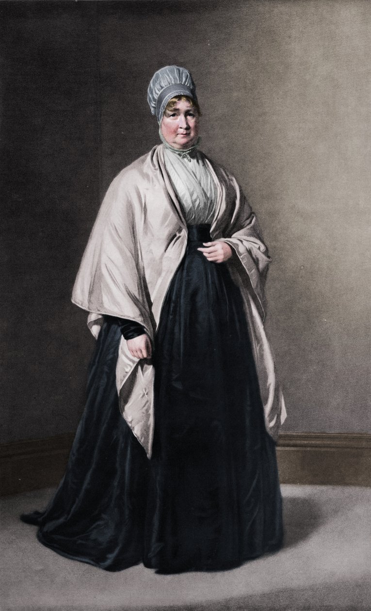 Mrs. Elizabeth Fry 1780-1845, um 1843 von George Richmond