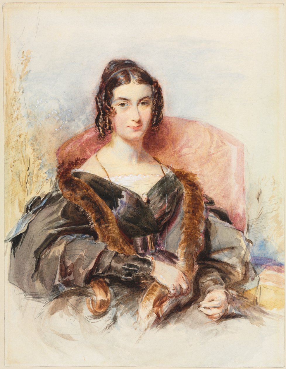 Porträt einer Frau, ca. 1830-1835 von George Richmond