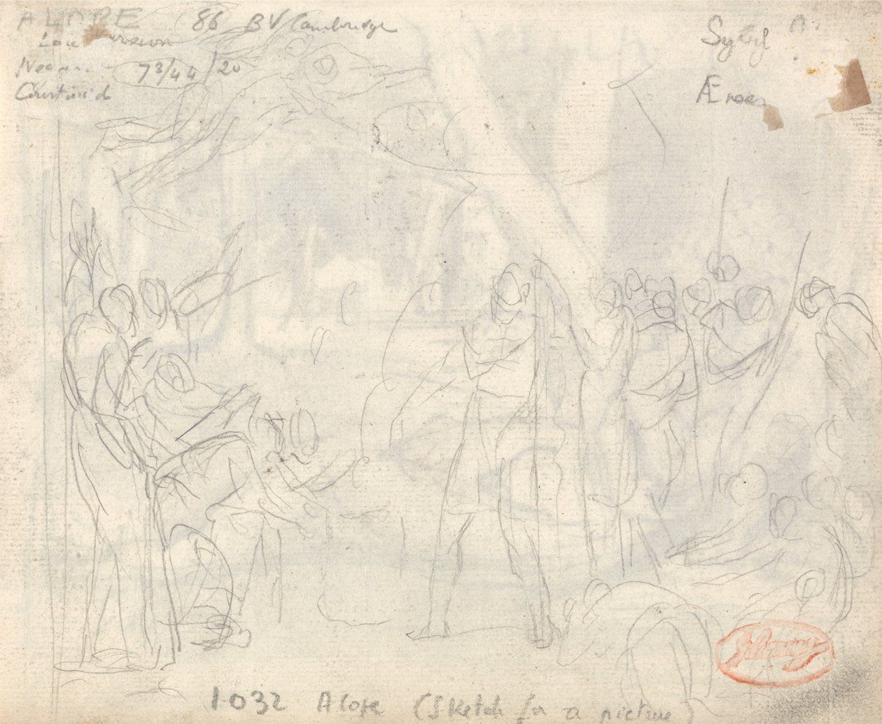Komposition klassischer Figuren von George Romney