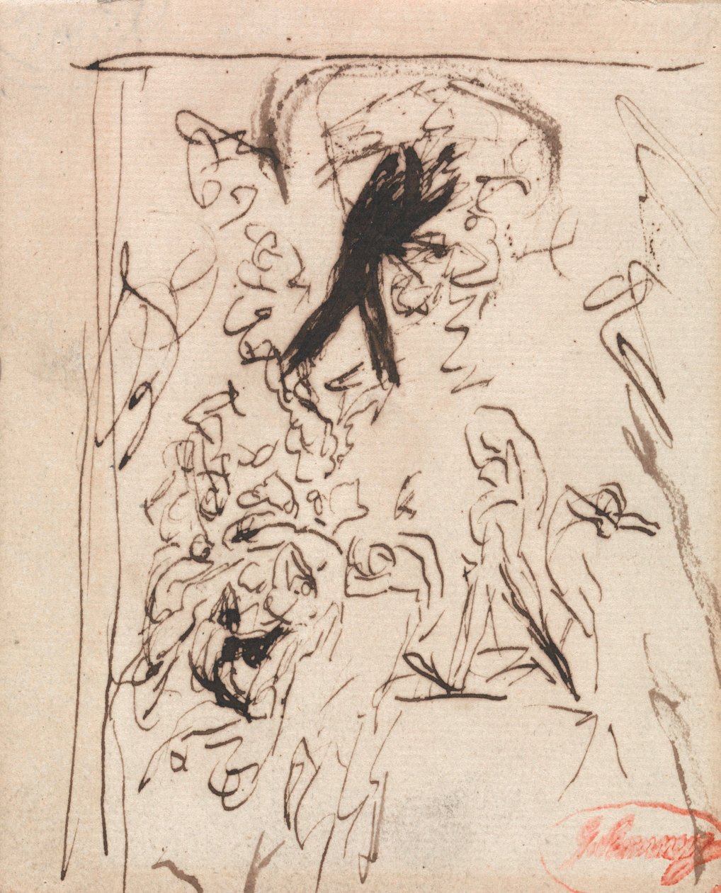 Der Sturz der rebellischen Engel von George Romney