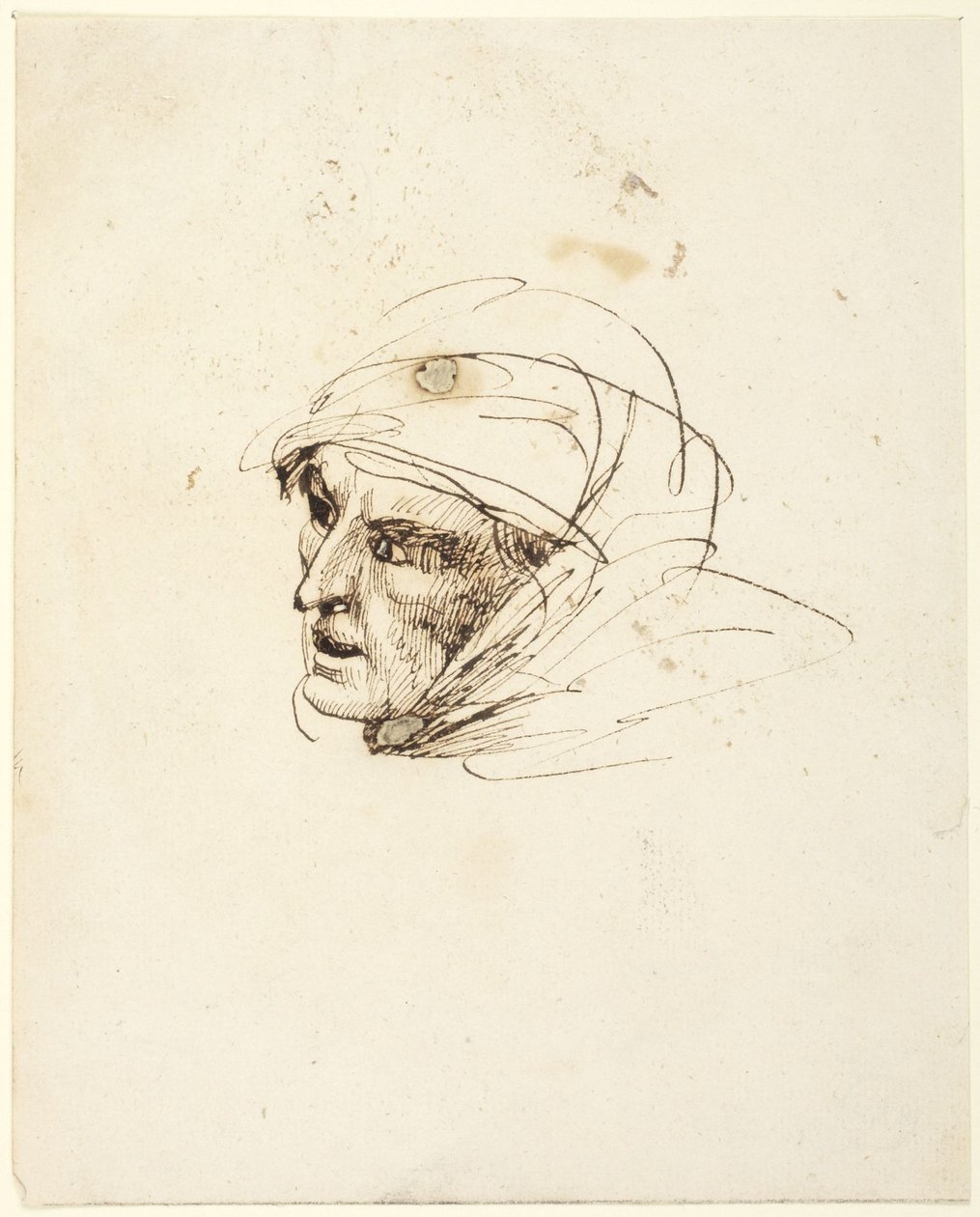 Kopf einer Frau von George Romney