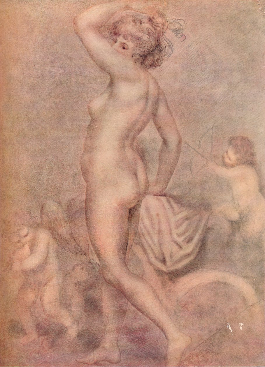 Lady Hamilton als Göttin der Gesundheit, um 1790, 1920 von George Romney