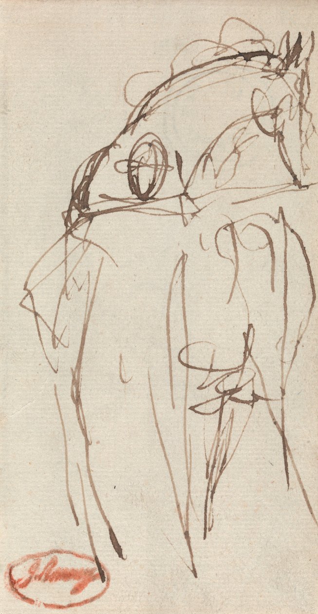 Mann und Pferd von George Romney
