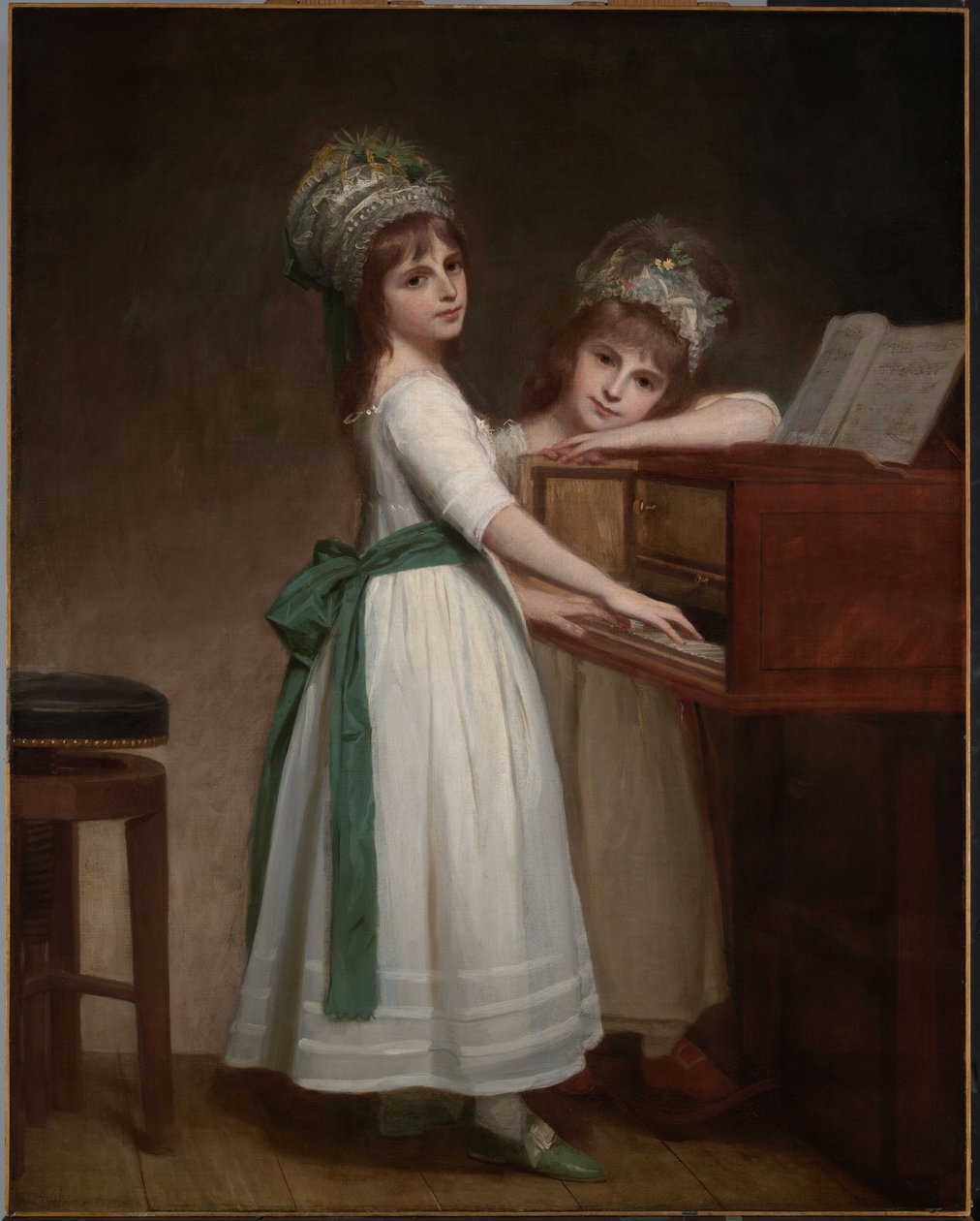 Porträt von Caroline Thurlow (geb. 1772) und Catharine Thurlow (gest. 1826) von George Romney