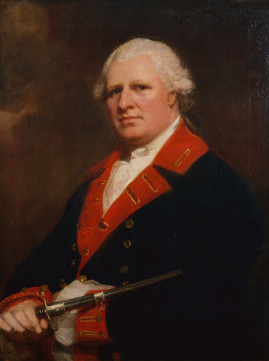 Porträt von Oberst Patrick Duff von George Romney