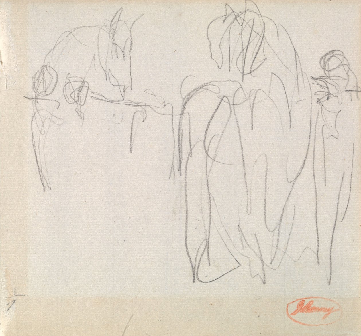 Studien von Pferden von George Romney