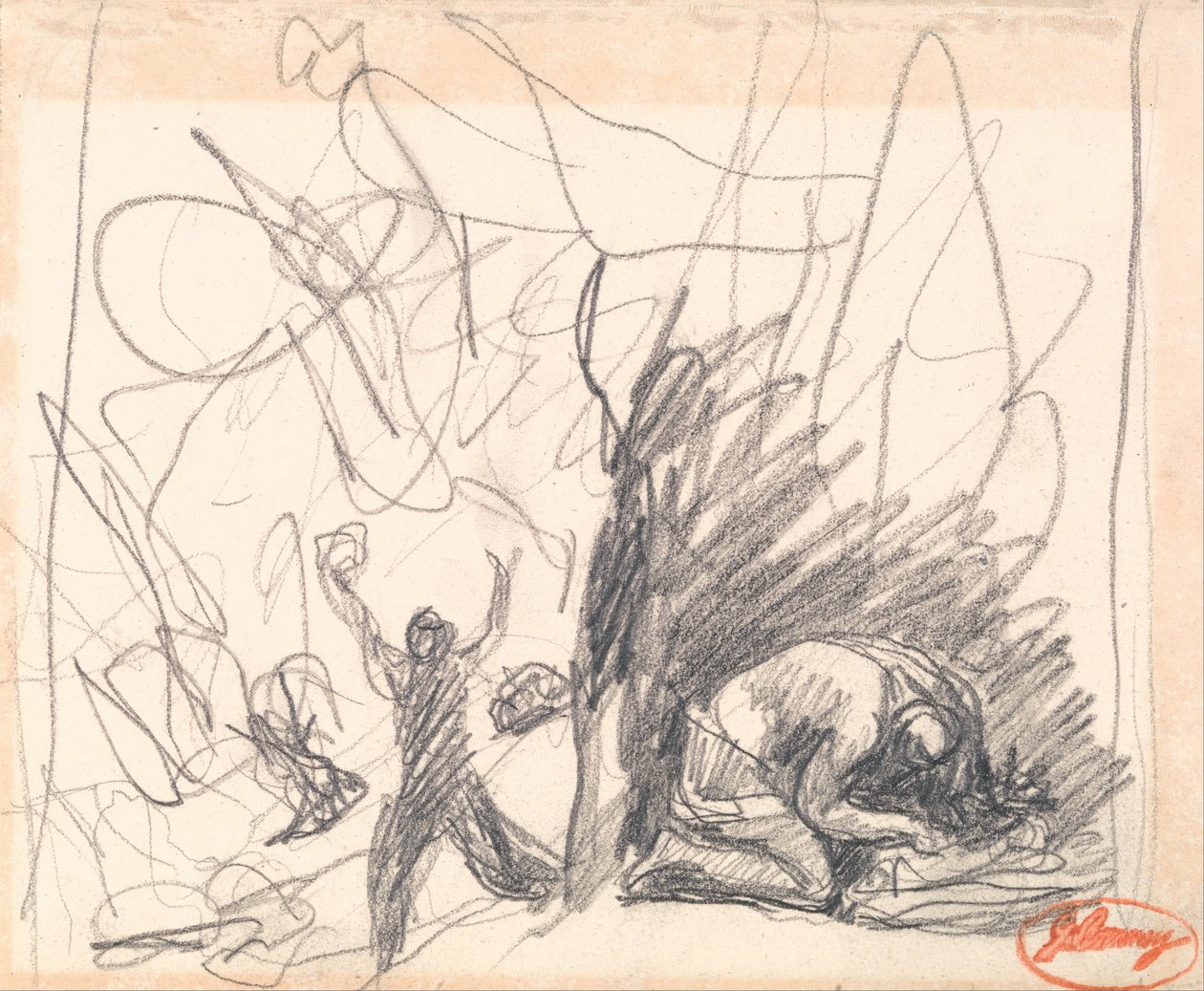 Das Verlassen und die Rettung von Perdita aus "Das Wintermärchen" von George Romney