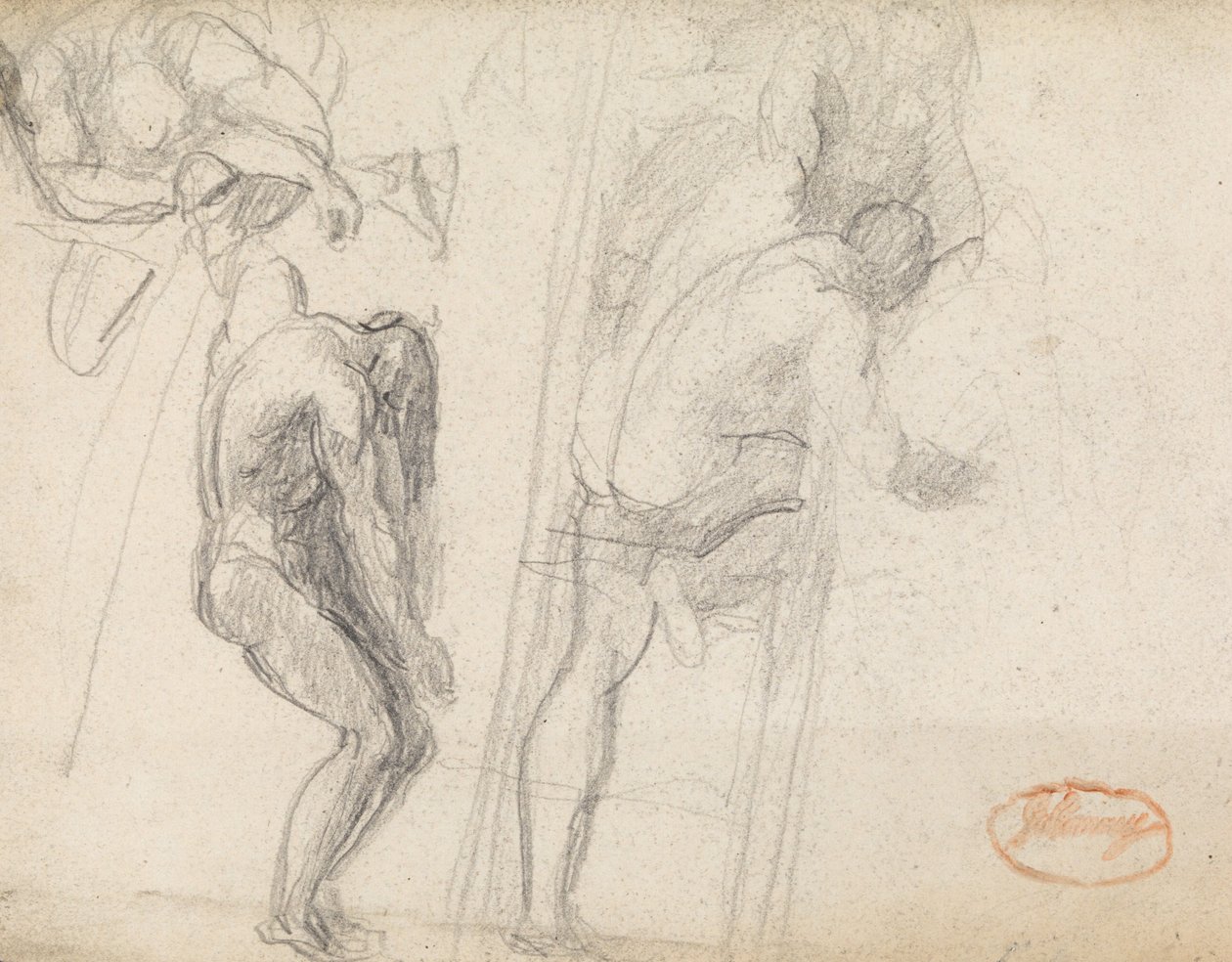 Zwei Figurenstudien von George Romney