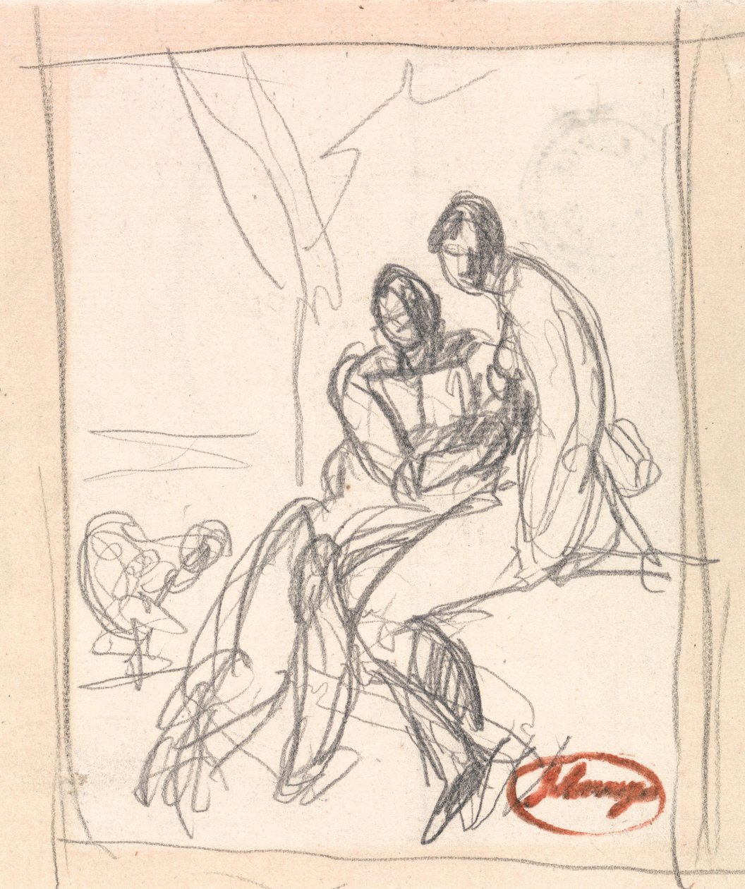 Zwei Liebende von George Romney