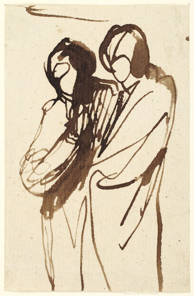 Zwei stehende Figuren von George Romney