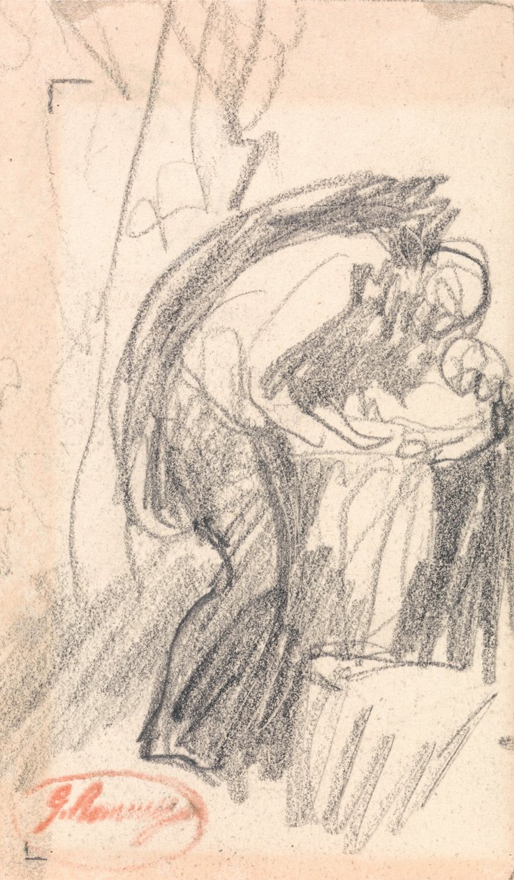 Unbekanntes Motiv: Ein Mann mit einem Kind von George Romney