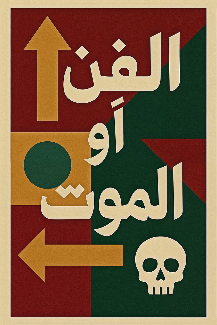 Art or Die-Arabic, 2024 von George Rosaly
